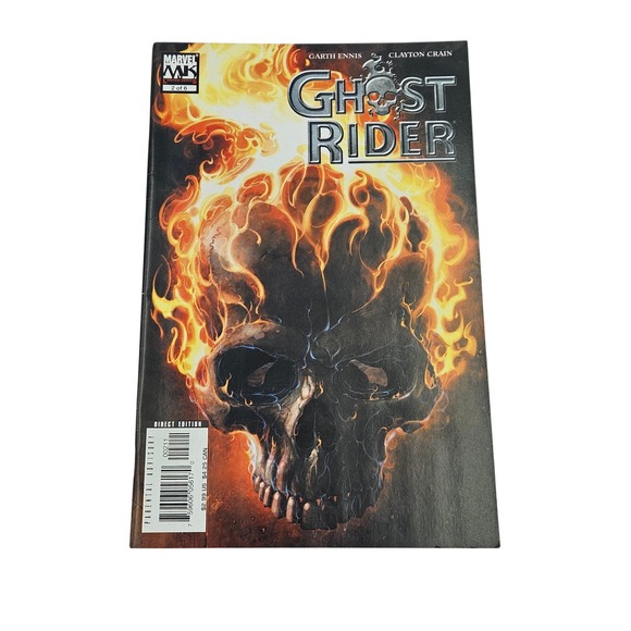 Marvel Ghost Rider Comic Book Garth‎ Ennis Clayton Crain Limited Series - Picture 1 of 6